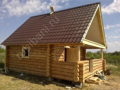 Русская баня 6 на 4 24 м²