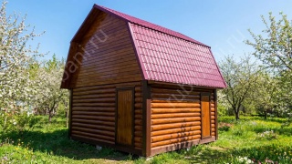 Баня 5×5 м, 25 м²