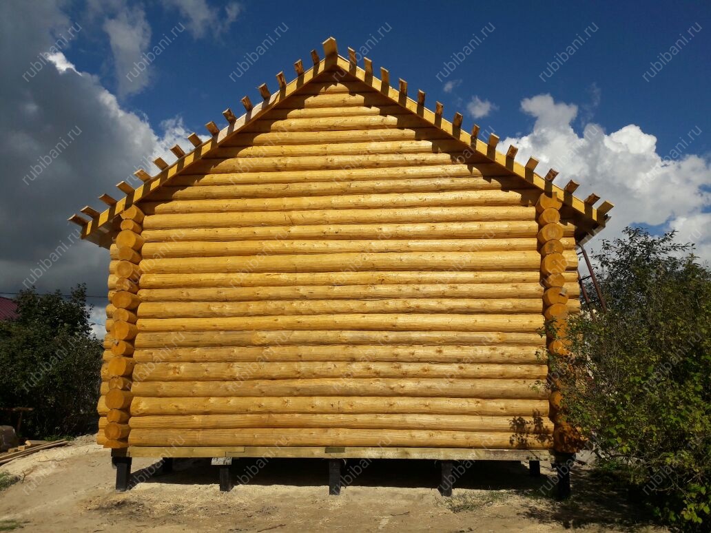 Дом 6 на 9, сруб в чашу — фото 1 Дом 6 на 9, сруб в чашу — фото 1