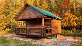 Баня 5×5 с террасой, 35 м²