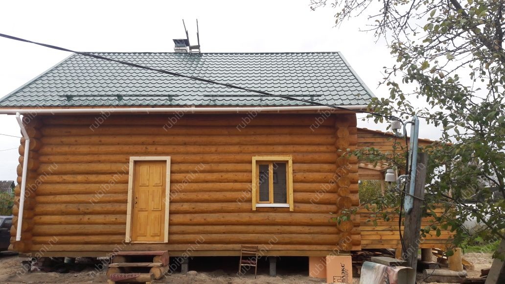 Баня 5 на 4, сруб в лапу — фото 1 Баня 5 на 4, сруб в лапу — фото 1