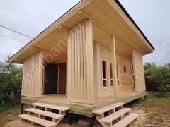 Баня из бруса 5×8 (Б-144), 40 м²