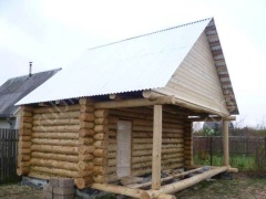 Баня 4 на 4 с парилкой 16 м²