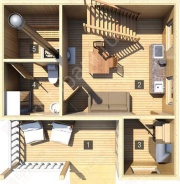Дом-баня 6×5, 30 м²