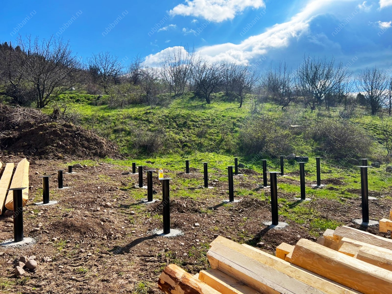 Сборка сруба 6х6 с мансардой. Крым, Алушта. — фото 19 Сборка сруба 6х6 с мансардой. Крым, Алушта. — фото 19
