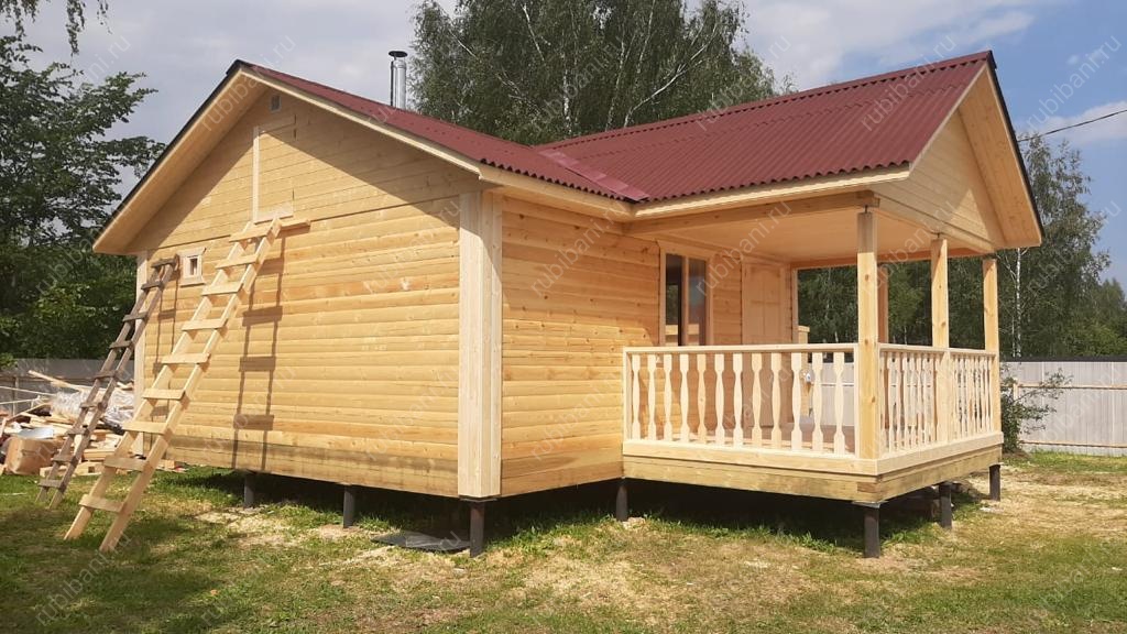 Баня из профбруса под ключ — фото 1 Баня из профбруса под ключ — фото 1