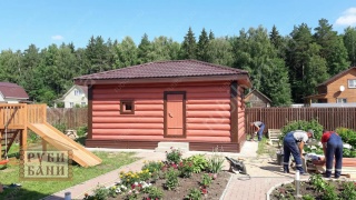 Баня 6×6 м, 36 м²