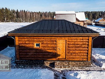 Баня 6×6 м, 36 м²