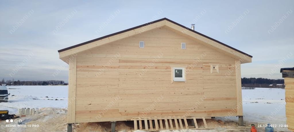 Баня из бруса под ключ с печкой — фото 3 Баня из бруса под ключ с печкой — фото 3