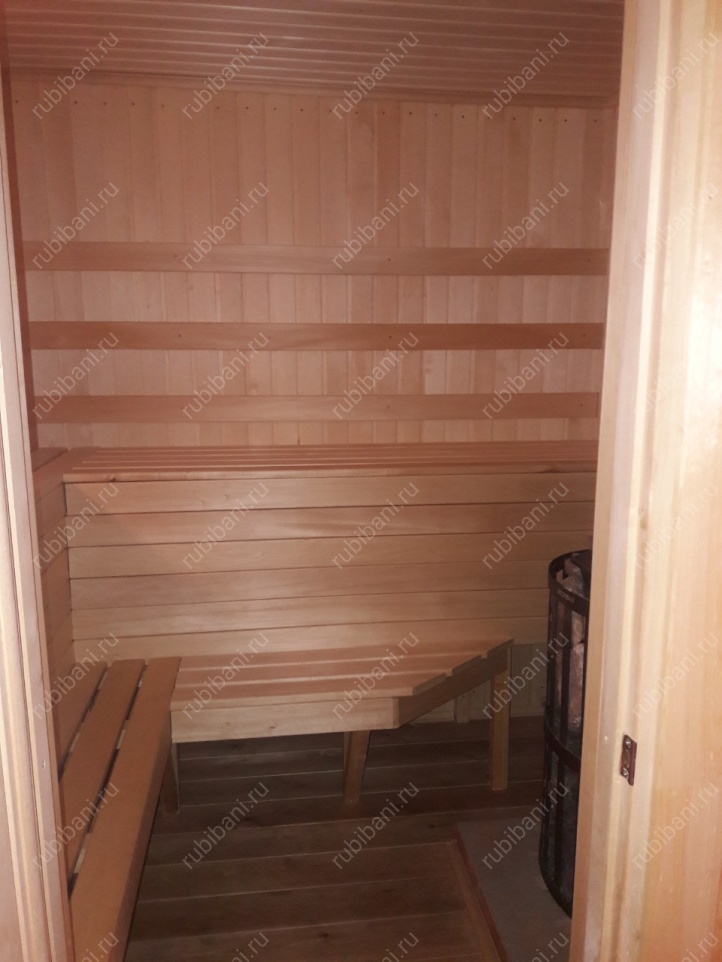 Баня из бревна 6 на 4 с мансардой — фото 9 Баня из бревна 6 на 4 с мансардой — фото 9
